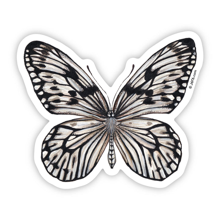 Rice Paper Butterfly Vinyl Sticker