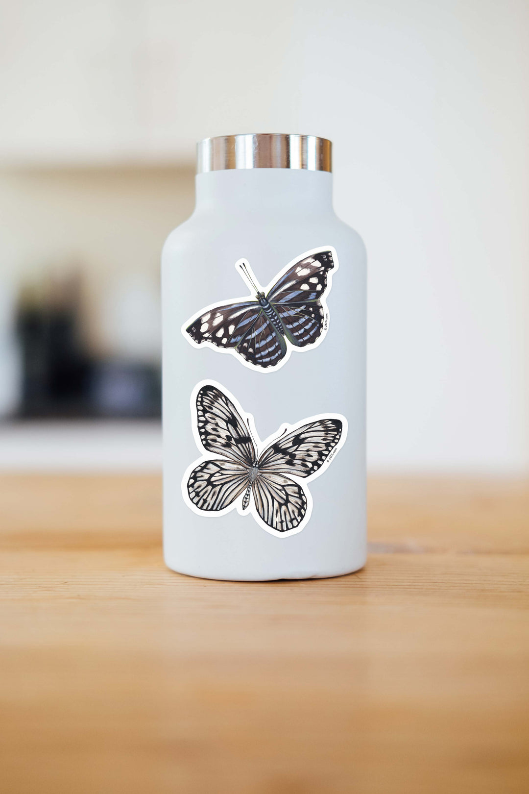 Rice Paper Butterfly Vinyl Sticker