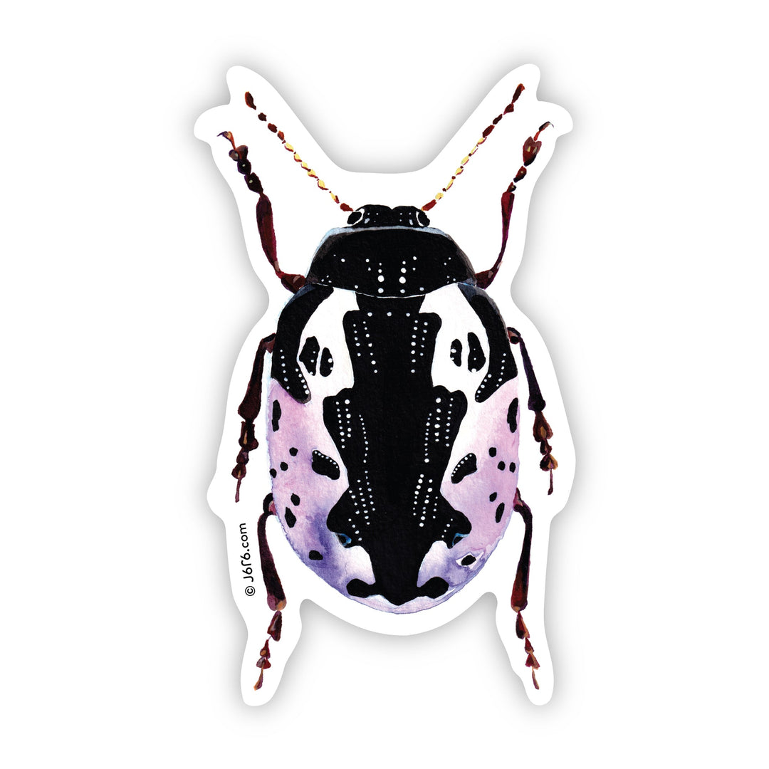 Calligrapha Beetle Vinyl Sticker