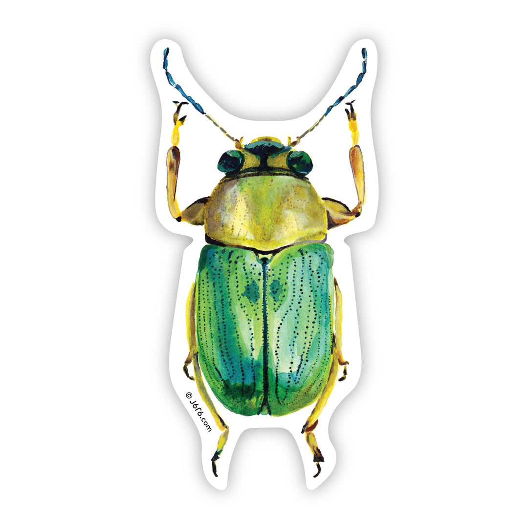 Scarab Beetle Vinyl Sticker