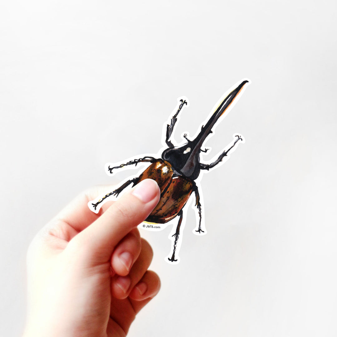 Hercules Beetle Vinyl Sticker