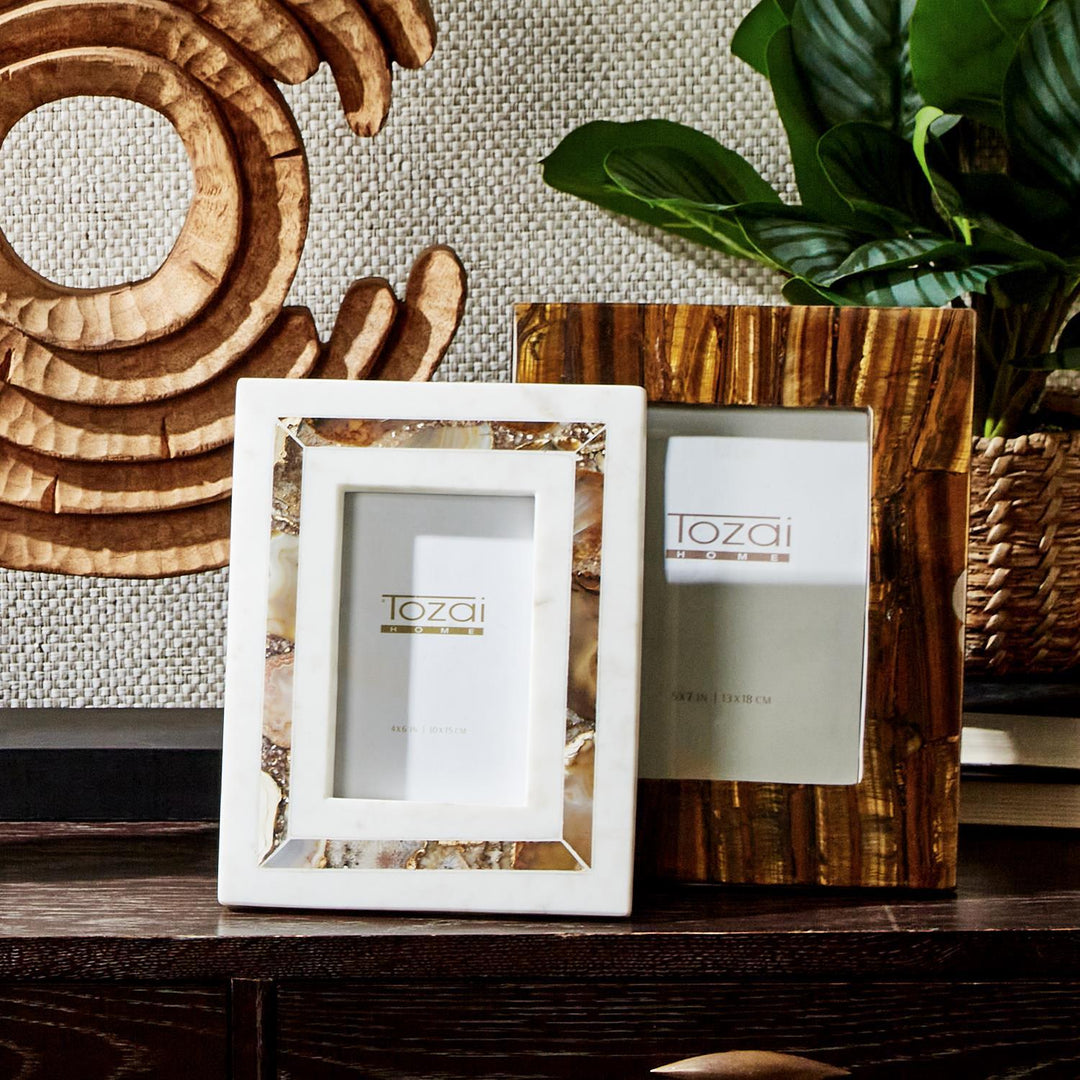 Tiger Eye Frame, 4 x 6 Inches