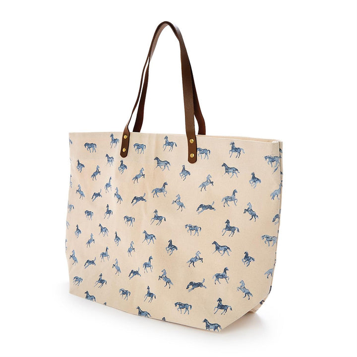 Horse Silhouette Printed Tote Bag
