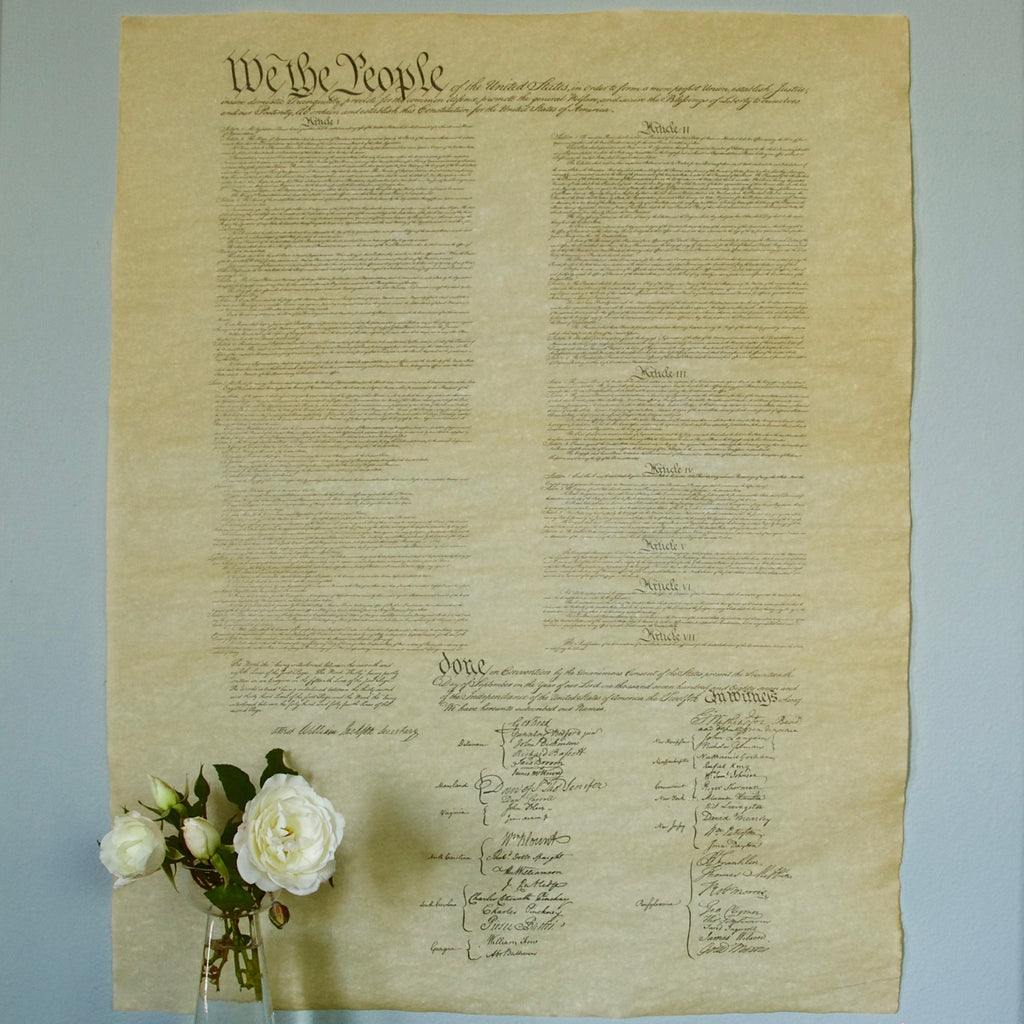 U.S. Constitution Full-Sized Reproduction