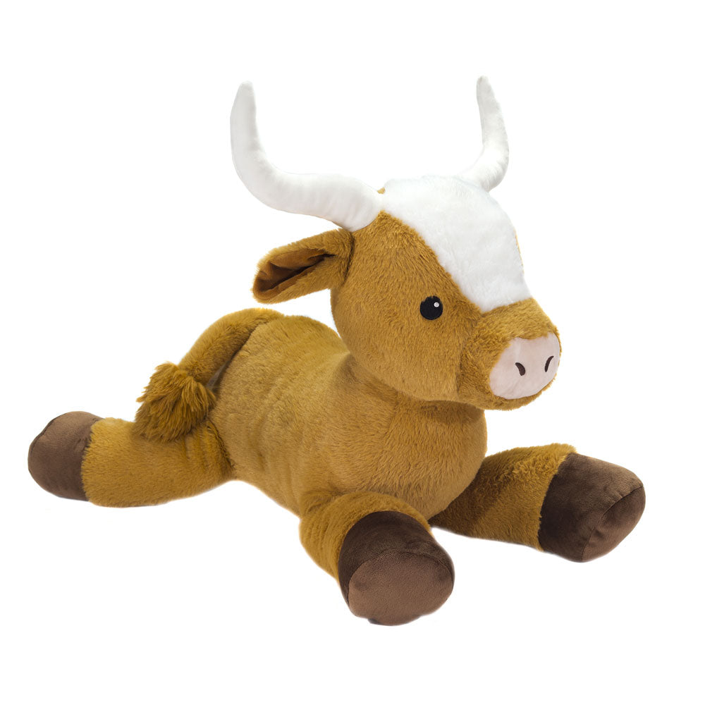 Laydown Longhorn Plush Toy, 26 Inches