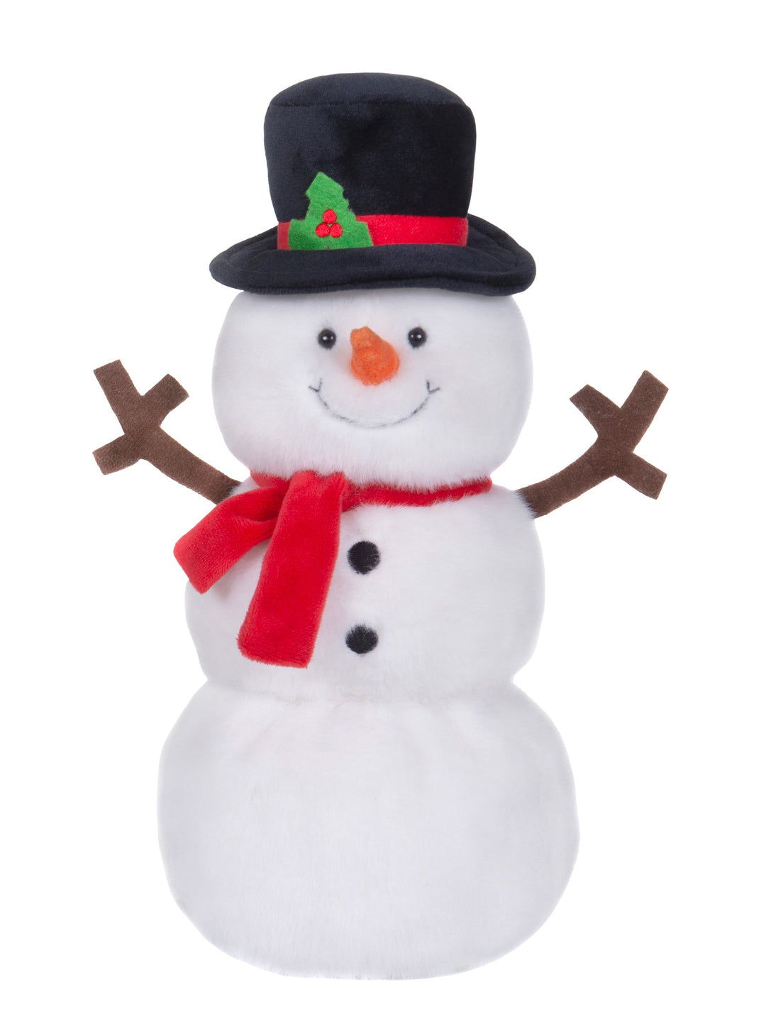 Tinsel the Snowman Plush Toy, 12 Inches