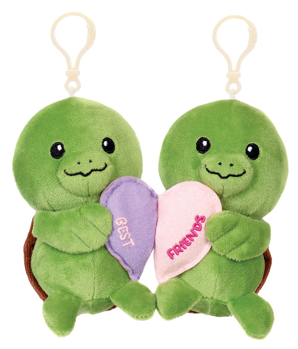Besties Magnetic Turtle Plush Keychain