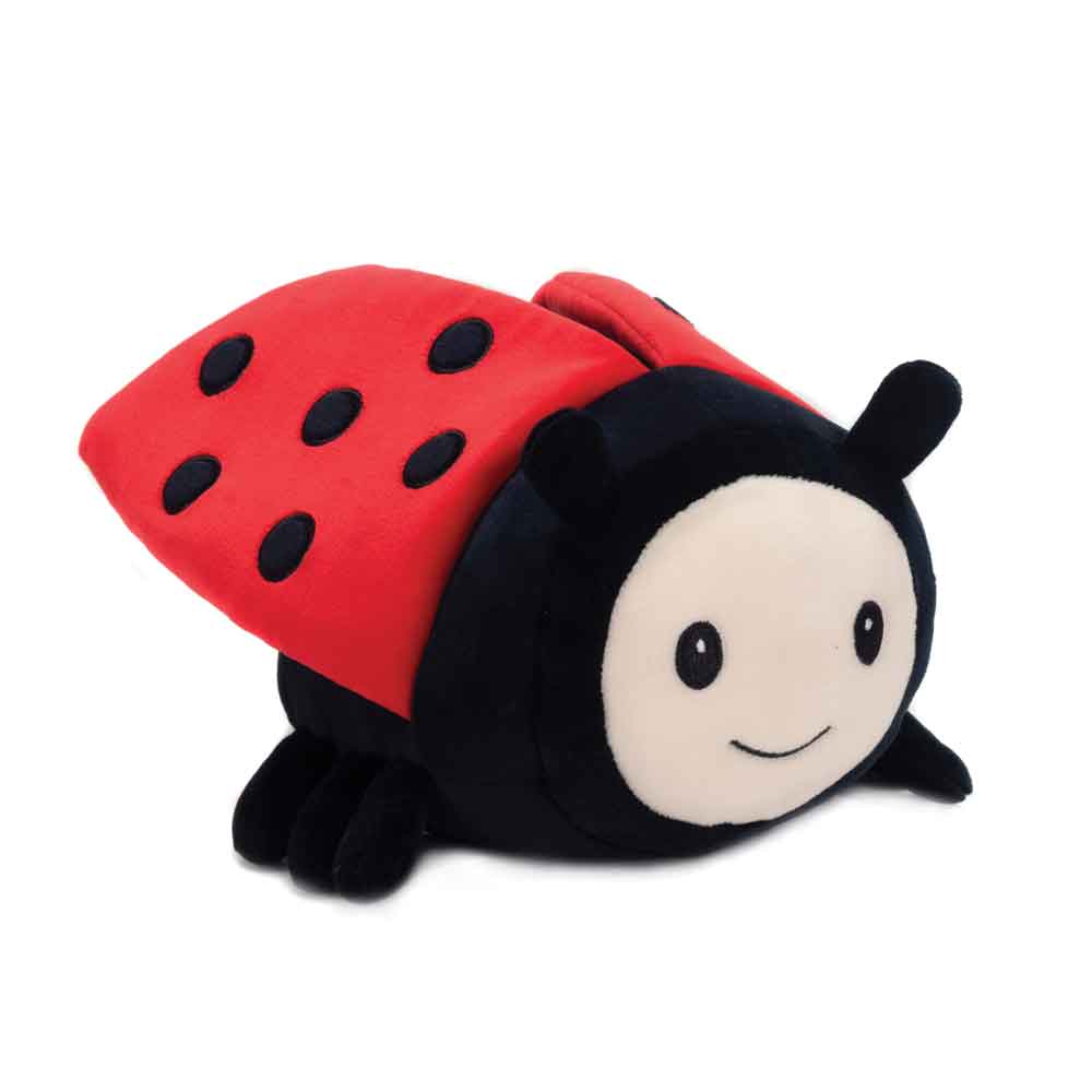 Lil Huggy Ladybug Plush Toy, 8 Inches