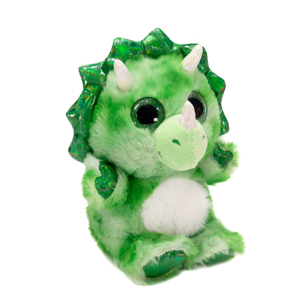 Lil' Dazzlez Triceratops Plush Toy, 6.5 Inches