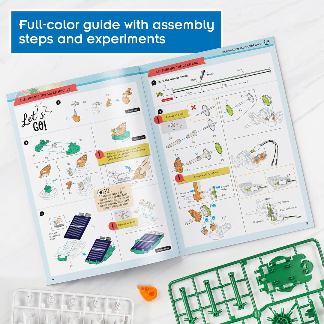 Motorized Solar Flower STEM Science Kit