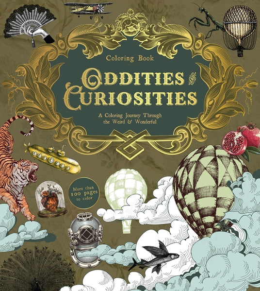 Oddities and Curiosities Coloring Book