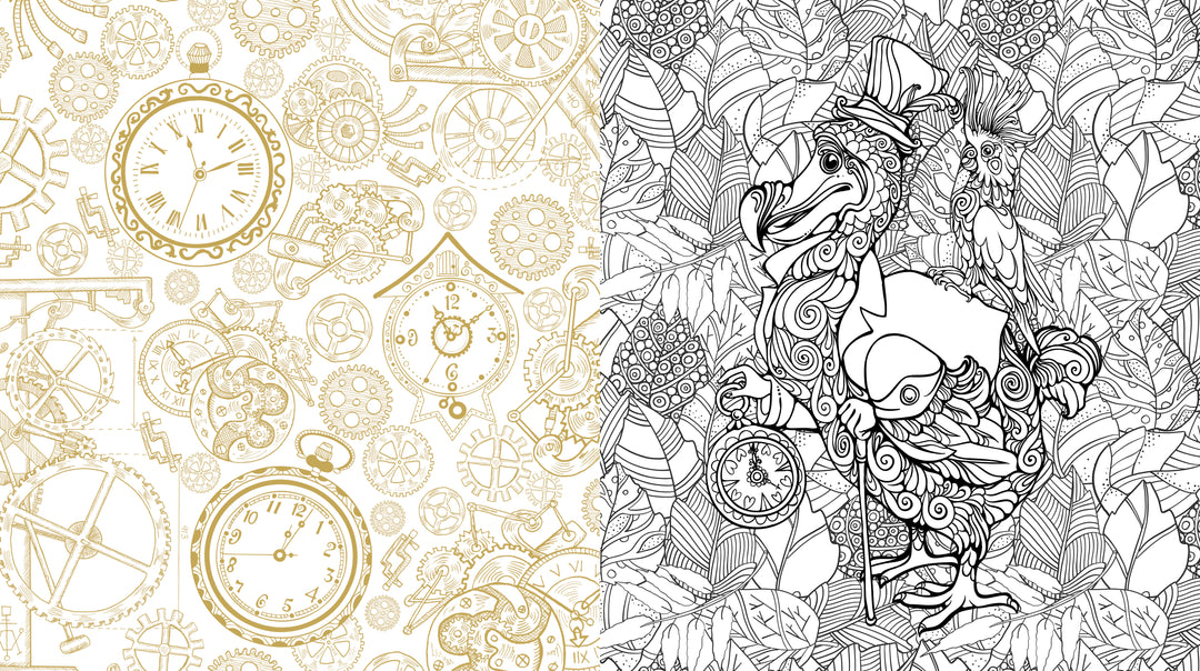 Oddities and Curiosities Coloring Book