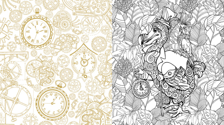Oddities and Curiosities Coloring Book