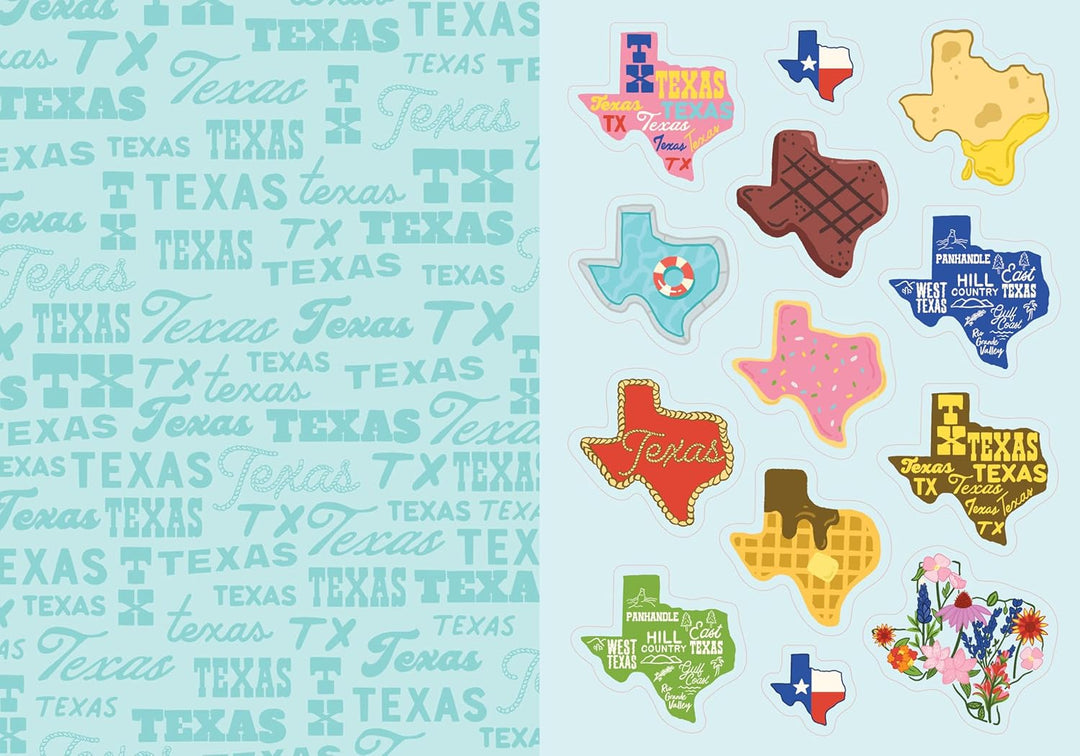 I Love Texas Sticker Book: 425+ Stickers Celebrating the Lone Star State