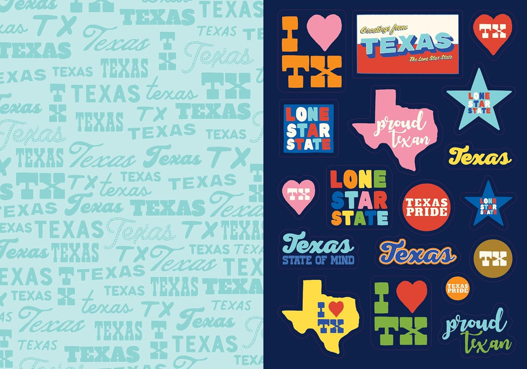 I Love Texas Sticker Book: 425+ Stickers Celebrating the Lone Star State