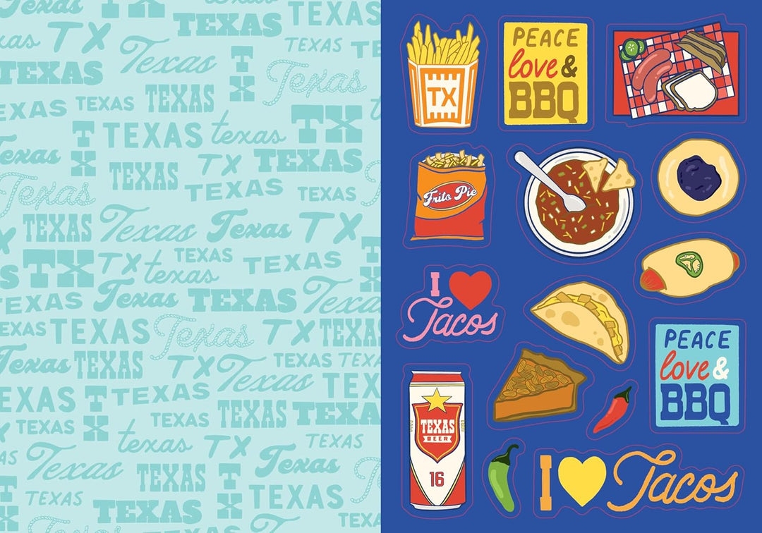 I Love Texas Sticker Book: 425+ Stickers Celebrating the Lone Star State