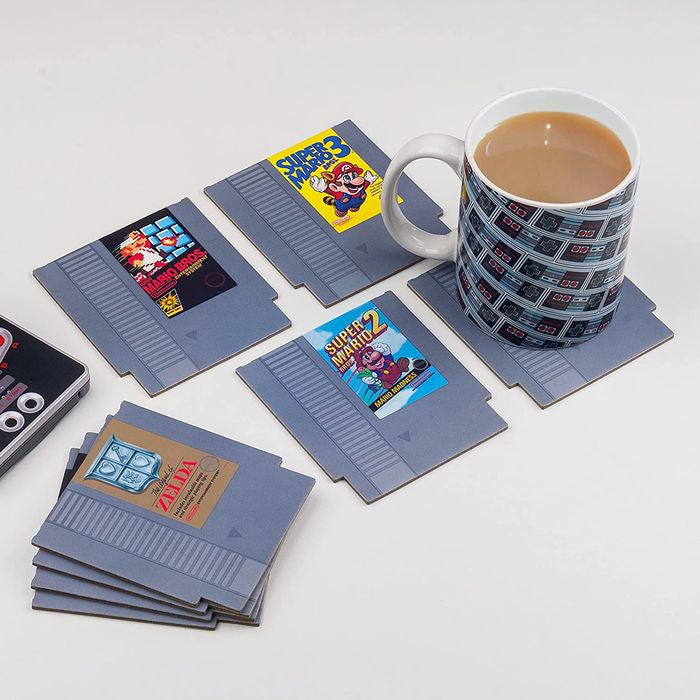 NES Cartridge Coasters, Set of 8