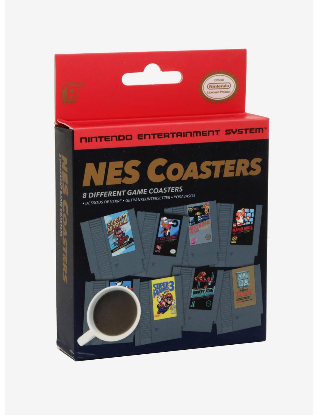 NES Cartridge Coasters, Set of 8