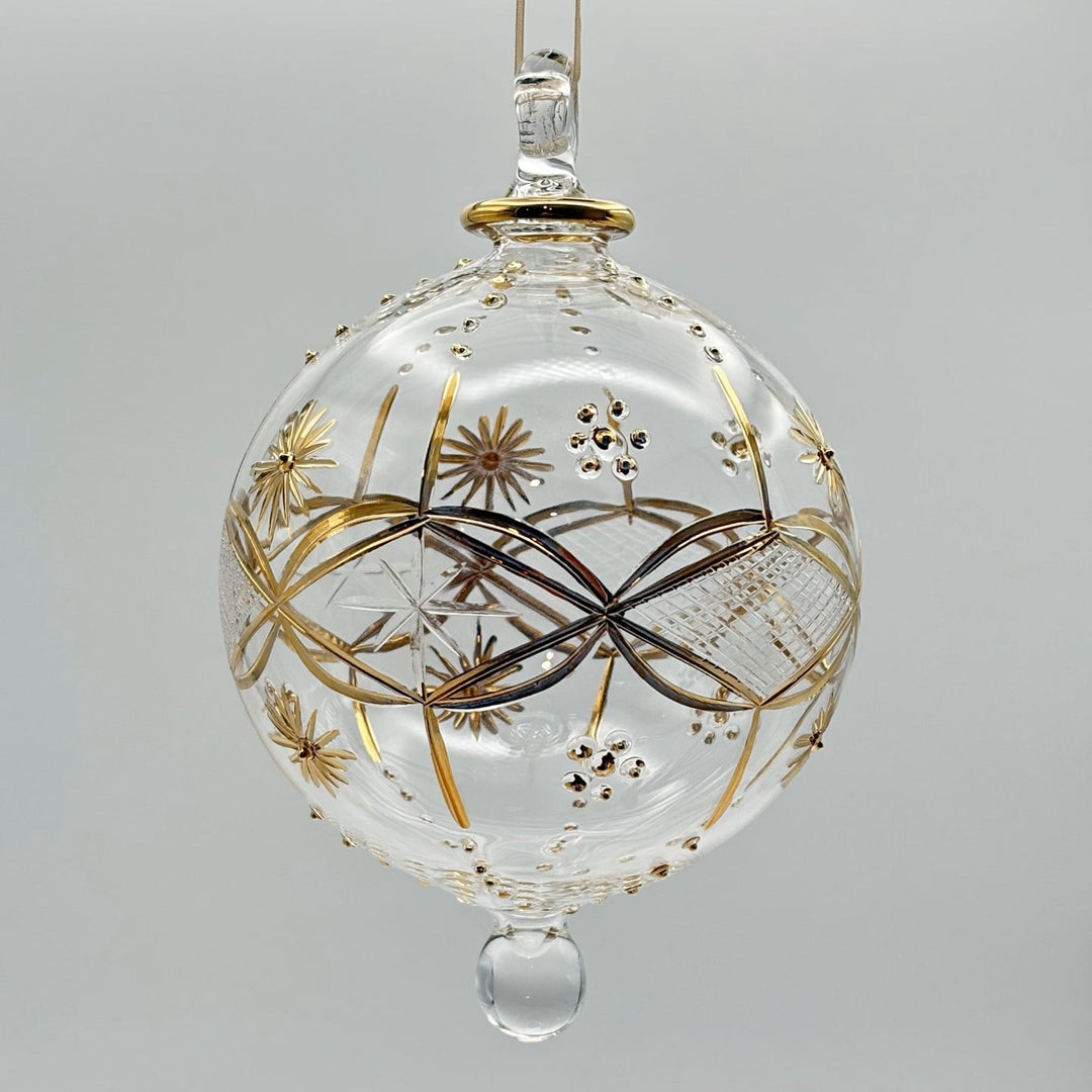 Oversized Dew Drop Blown Glass Ornament