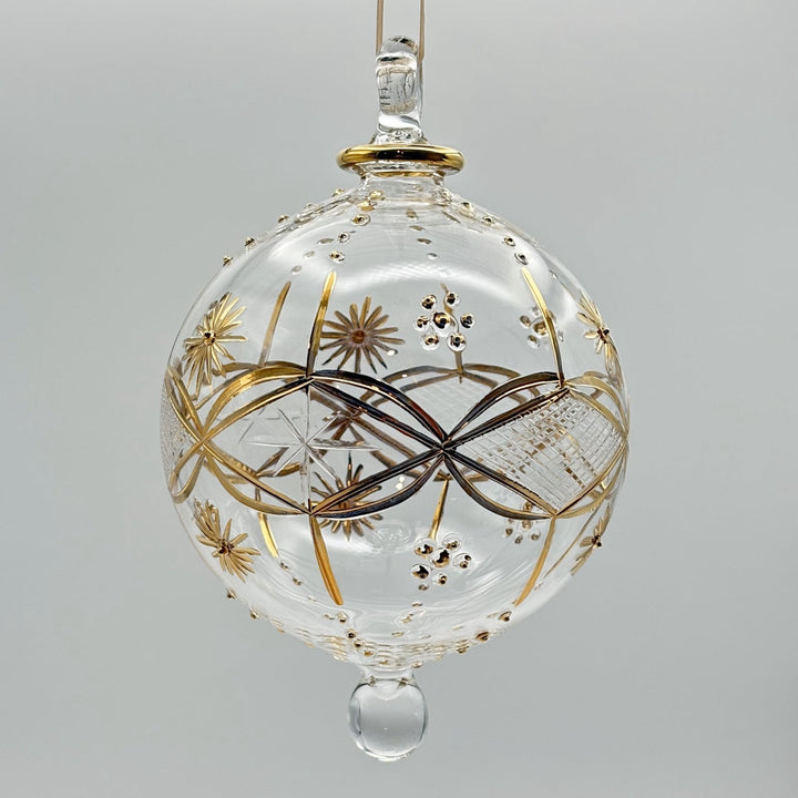 Oversized Dew Drop Blown Glass Ornament