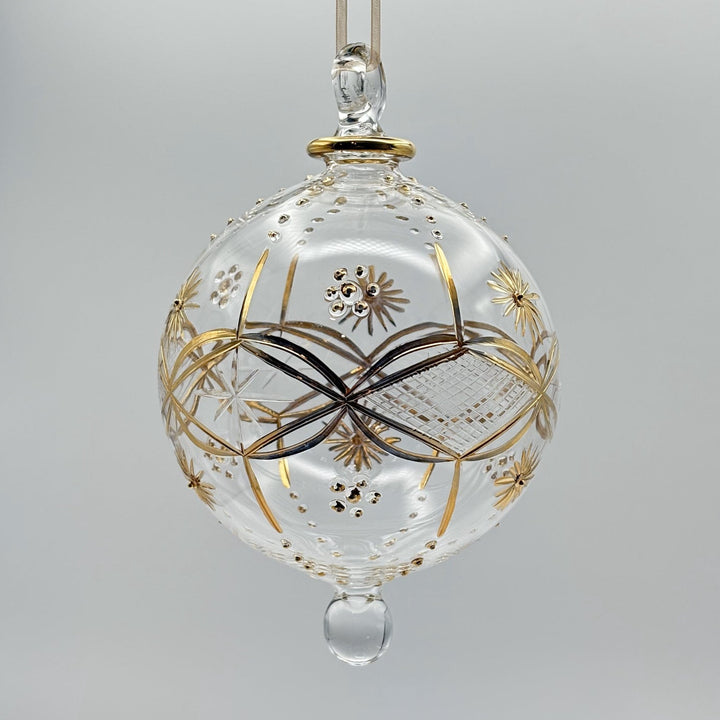 Oversized Dew Drop Blown Glass Ornament