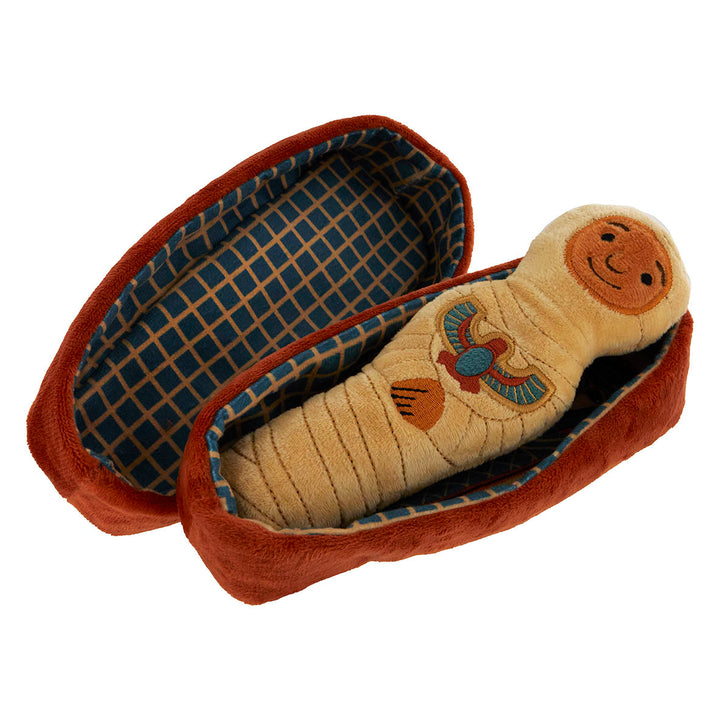Orange Sarcophagus & Mummy Nesting Plush Toy