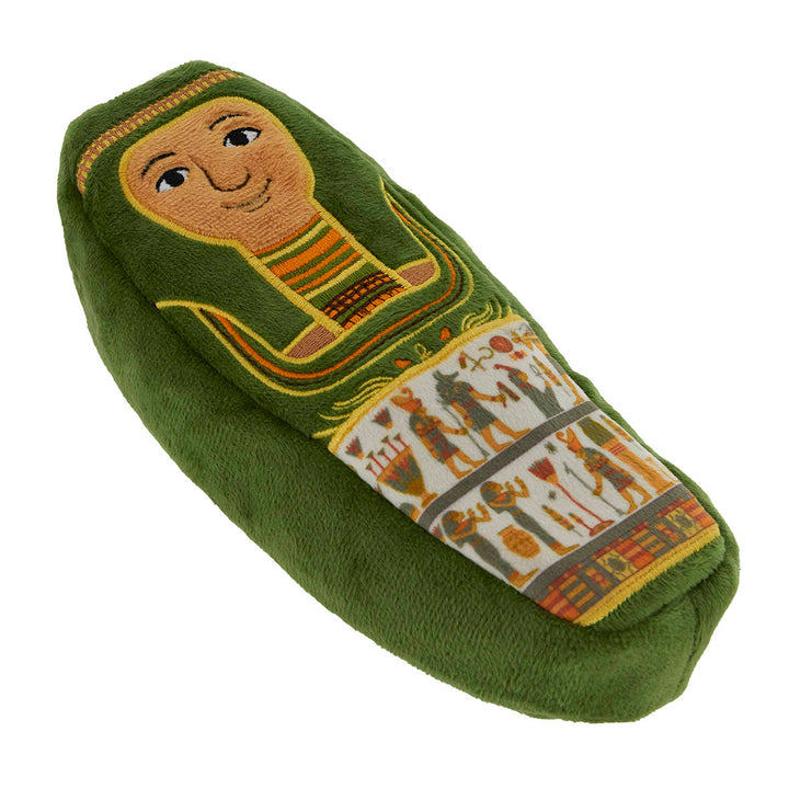 Green Sarcophagus & Mummy Nesting Plush Toy