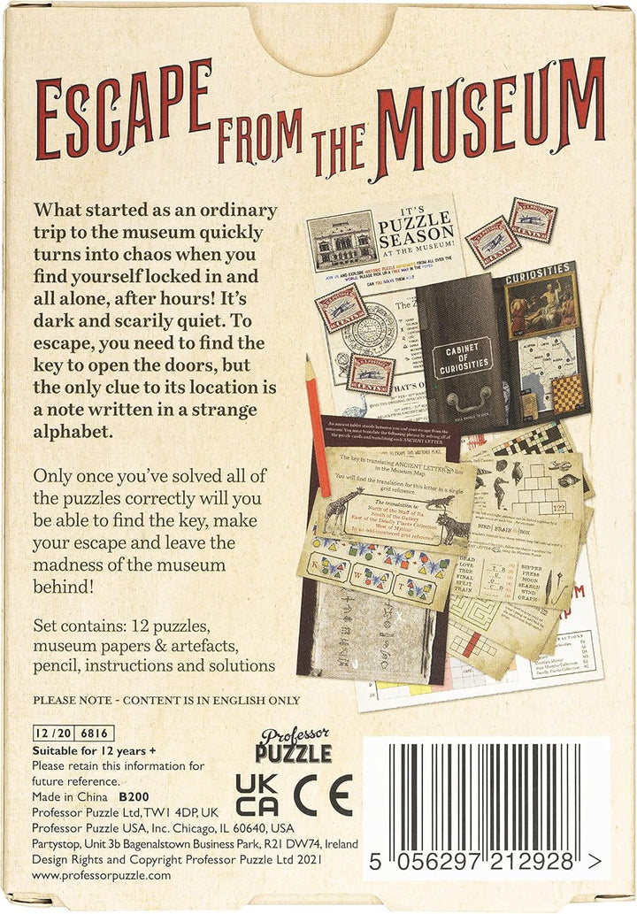 Escape from the Museum Escape Room Game