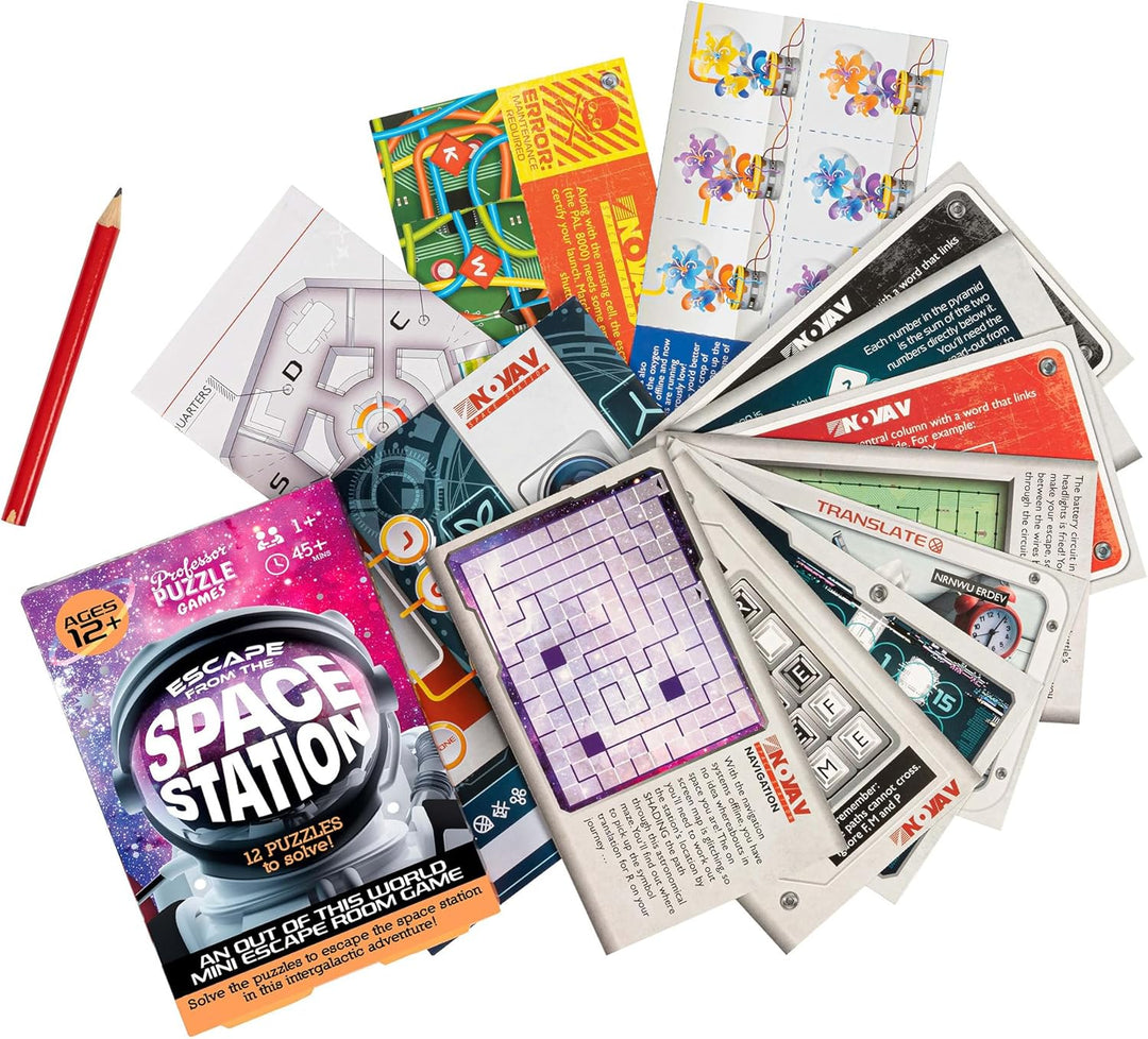 Escape from the Space Station Mini Escape Room Game