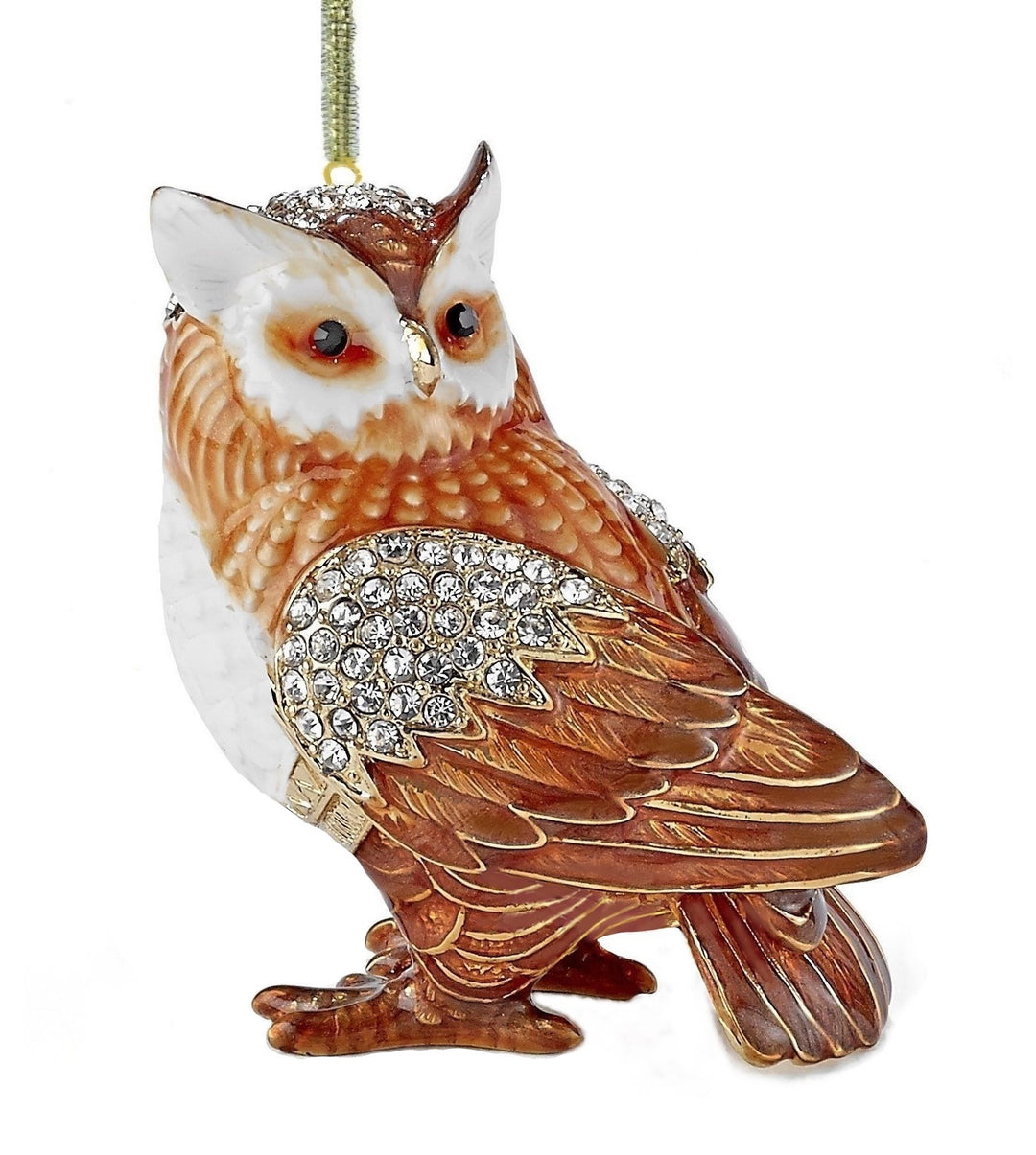 Jeweled Owl Ornament