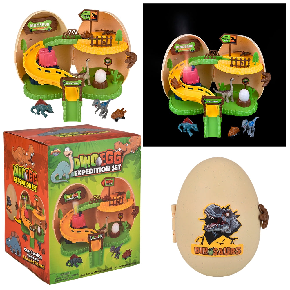 Dinosaur Egg Expedition Track Play Set