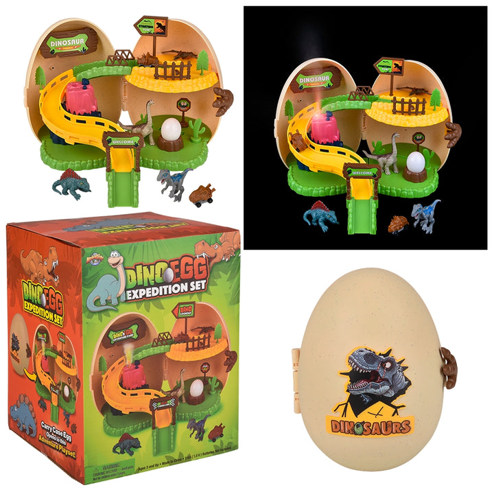 Dinosaur Egg Expedition Track Play Set