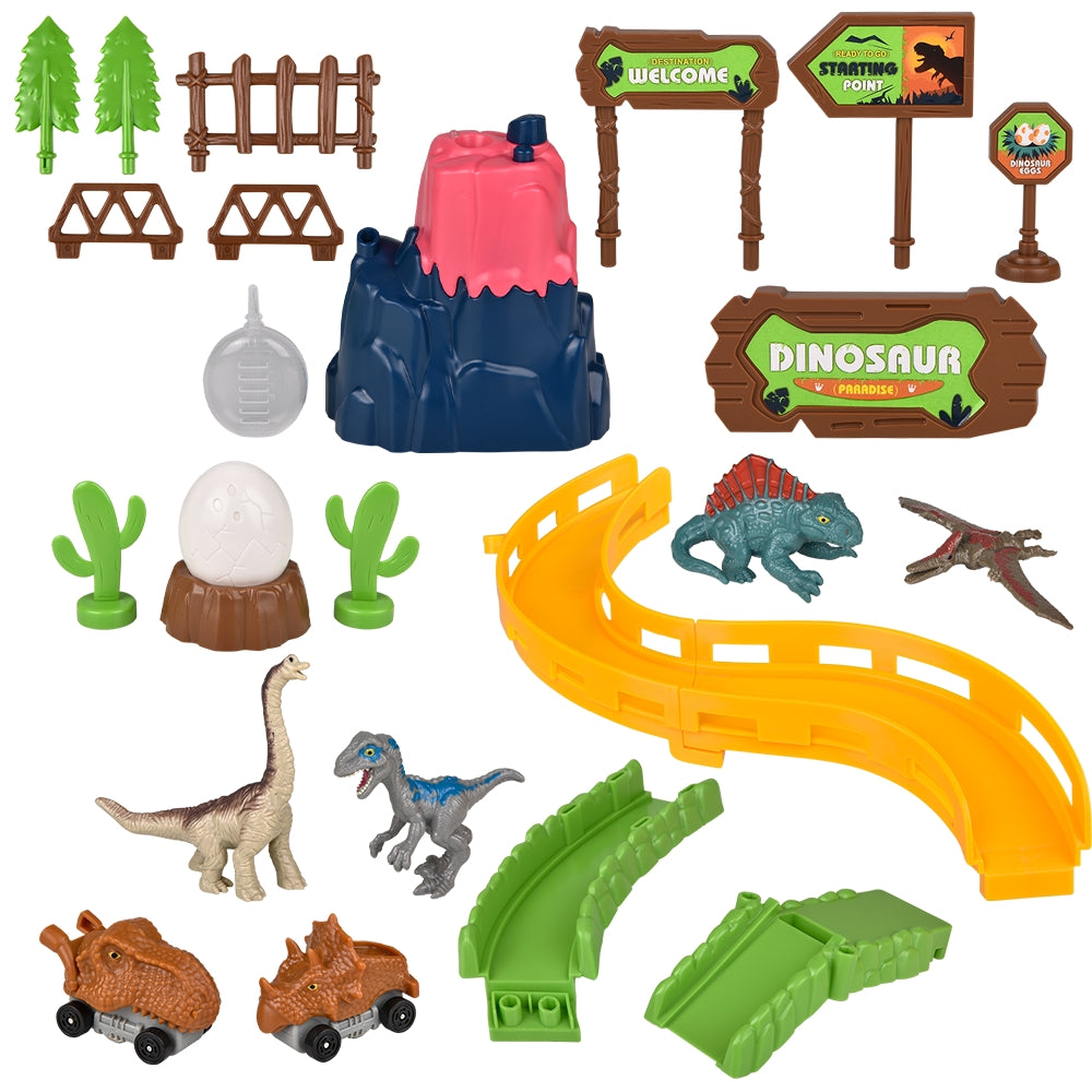 Dinosaur Egg Expedition Track Play Set