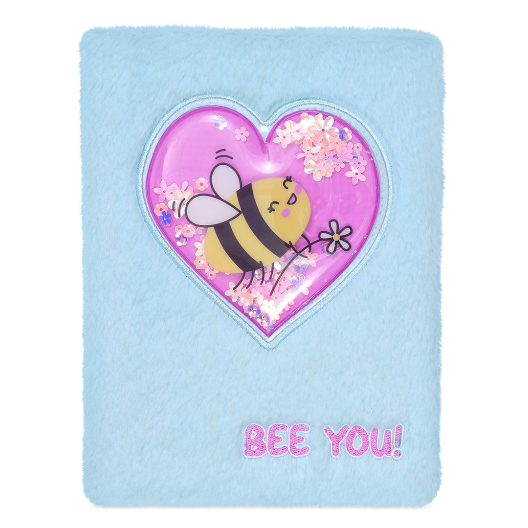Bee Loved Fuzzy Journal