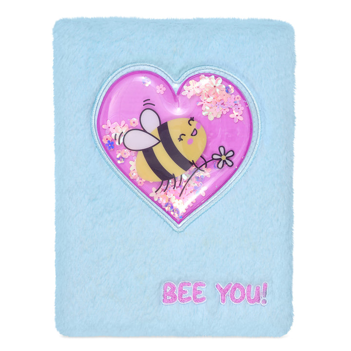 Bee Loved Fuzzy Journal