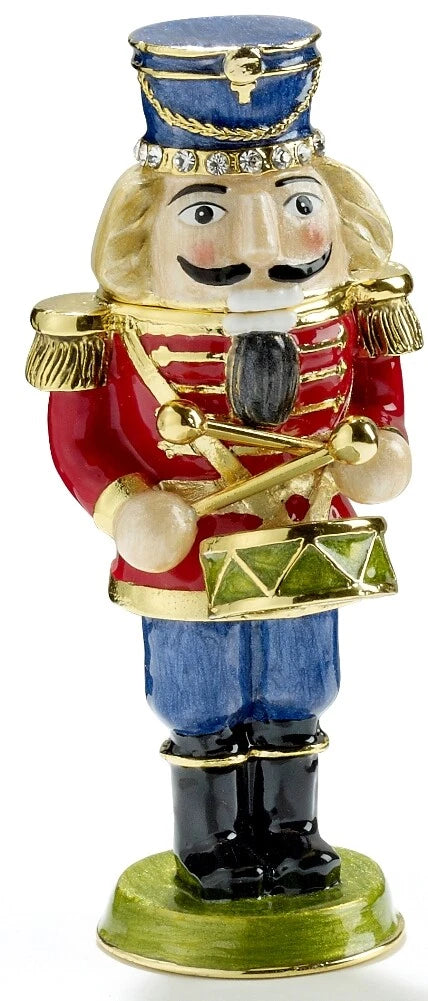 Nutcracker Drummer Trinket Box