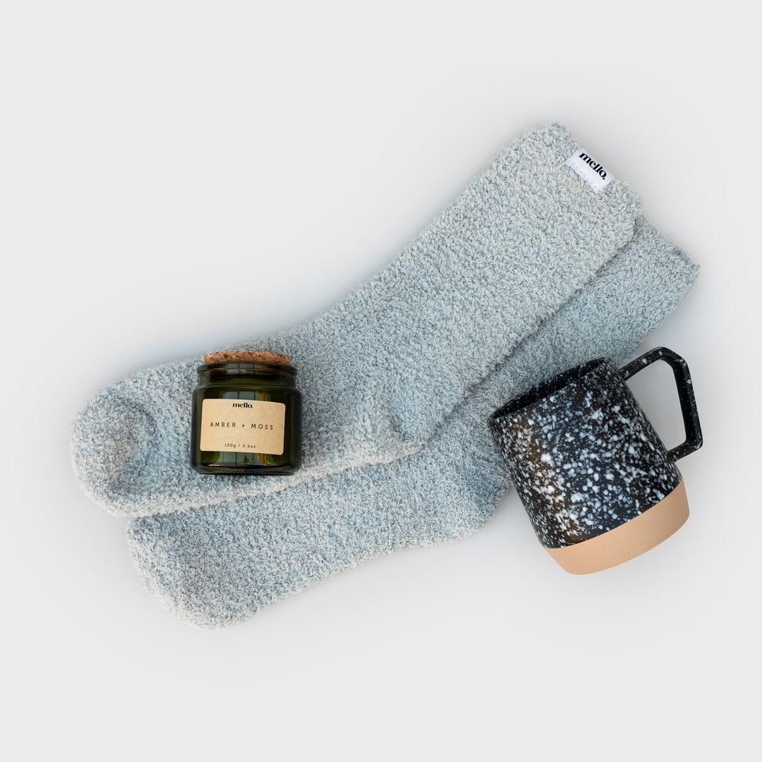 Max Relax Box- Mug, Socks, and Candle Gift Set