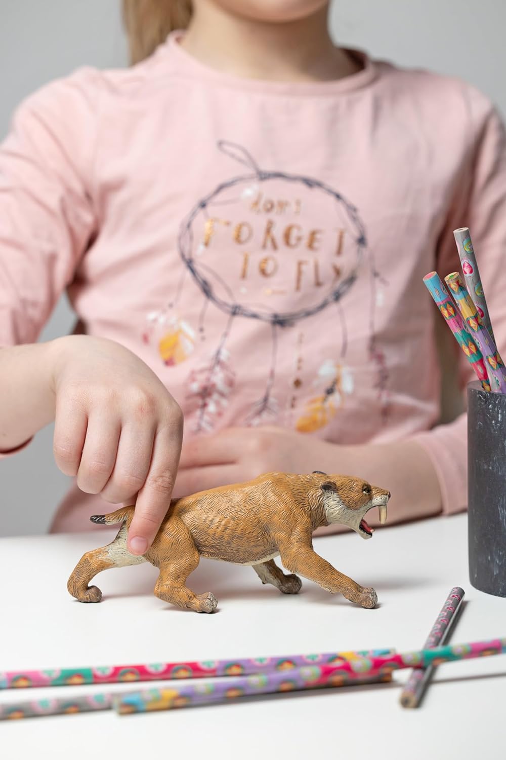 Smilodon, Saber-Tooth Cat Animal Replica Toy