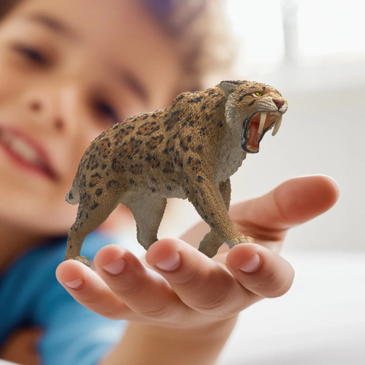 Smilodon Saber-Tooth Tiger Replica Toy