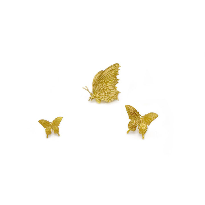 Gold Butterfly Hat Pin, Medium