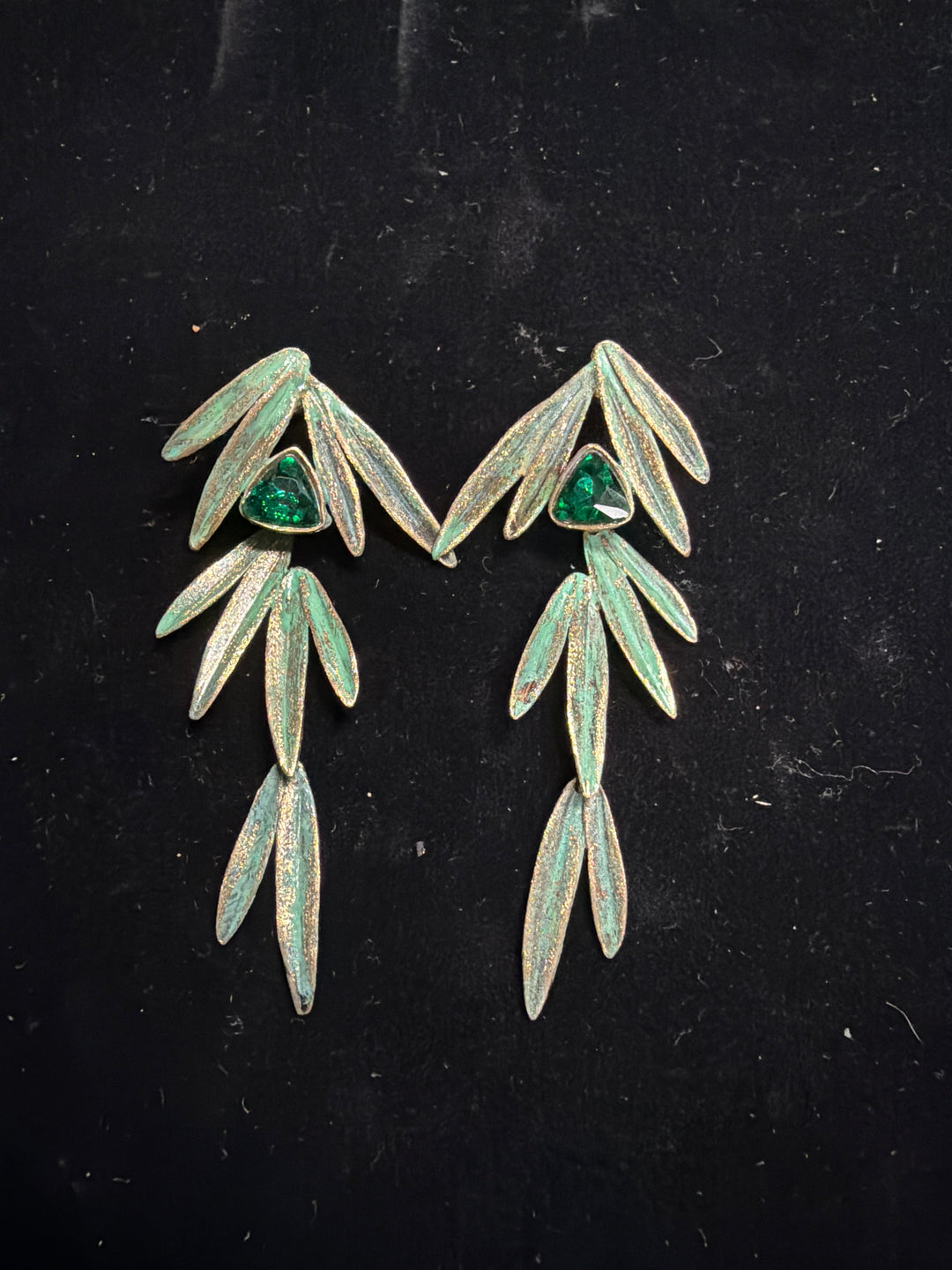 Olive Dangle Earrings