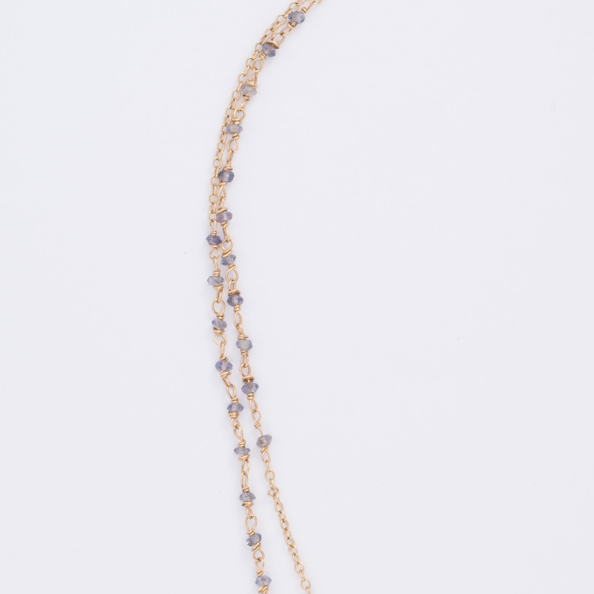 Iolite Chain Necklace
