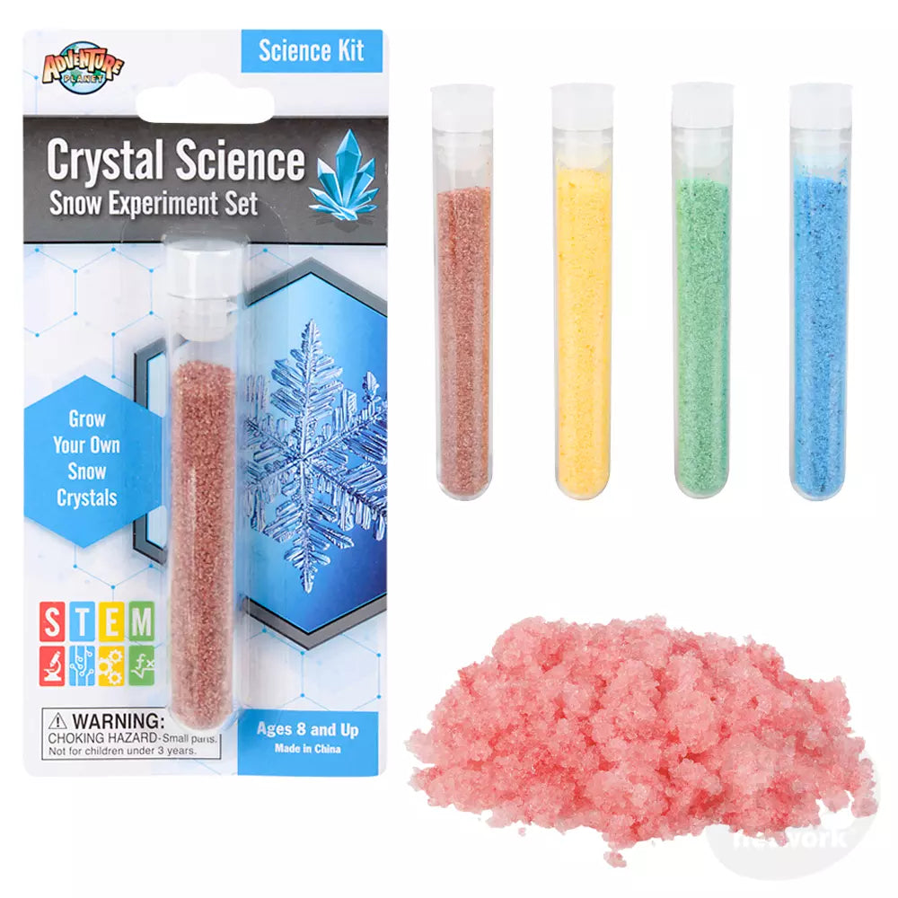Growing Snow Crystal Test Tube Kit