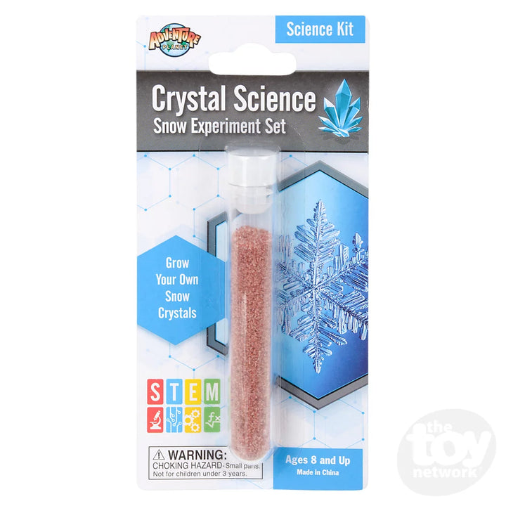 Growing Snow Crystal Test Tube Kit