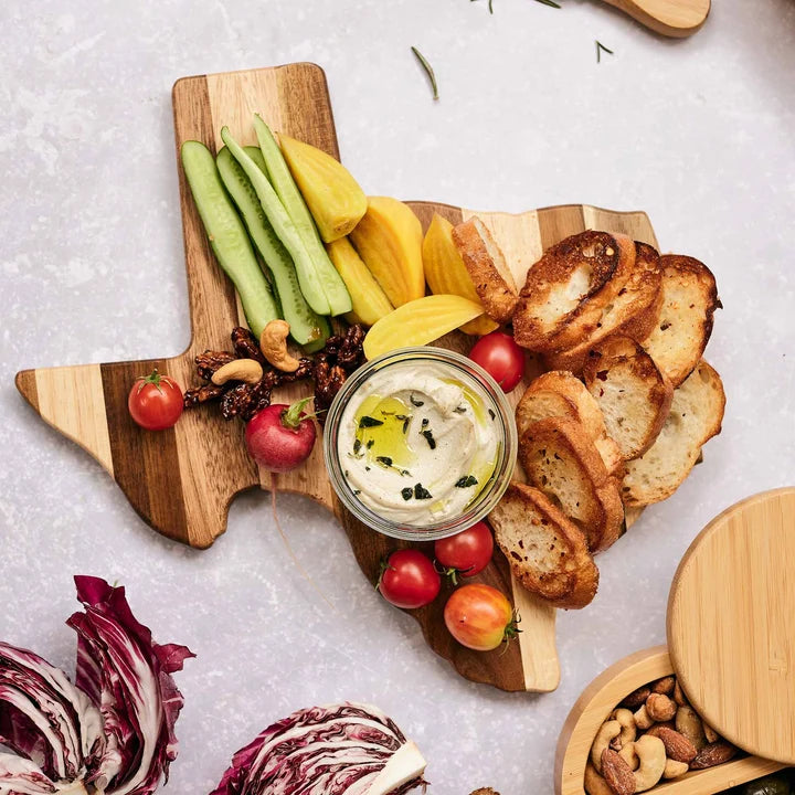 Texas Stripes Charcuterie Board