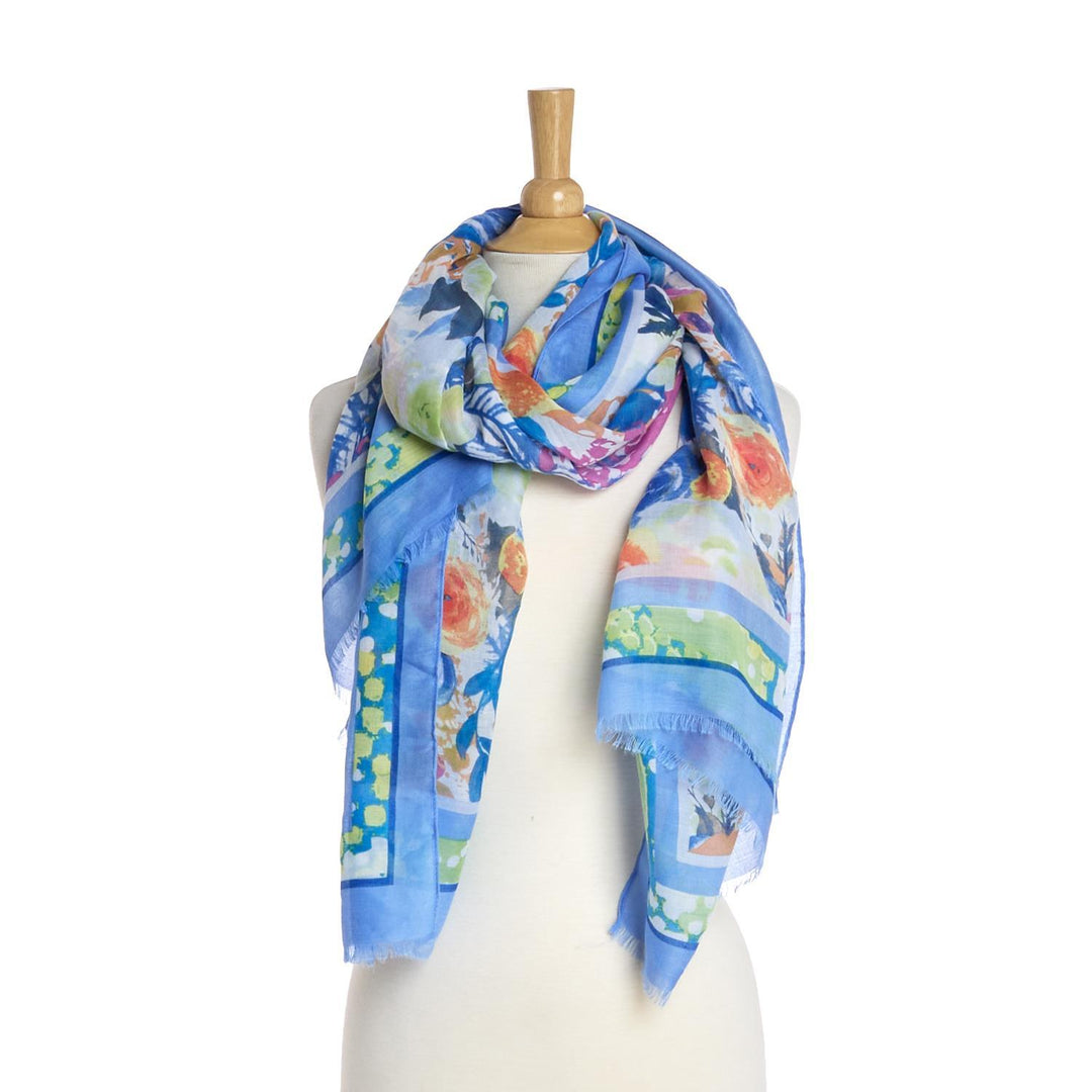 Flower Print Scarf