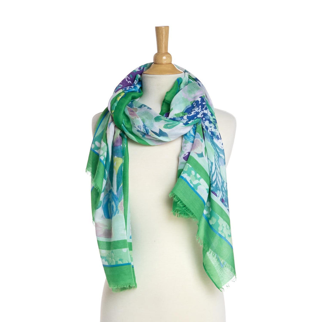 Flower Print Scarf