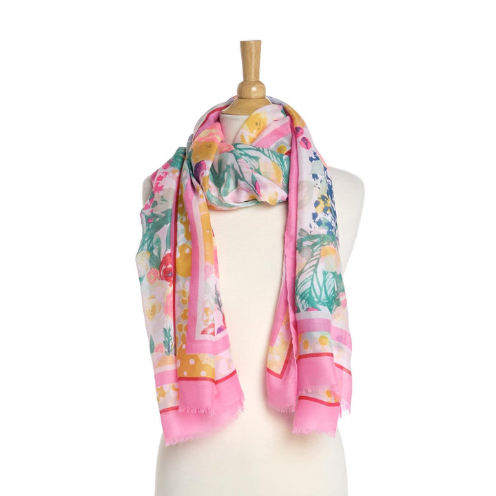 Flower Print Scarf