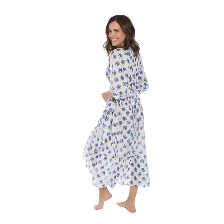 Tropical Wrap Dress