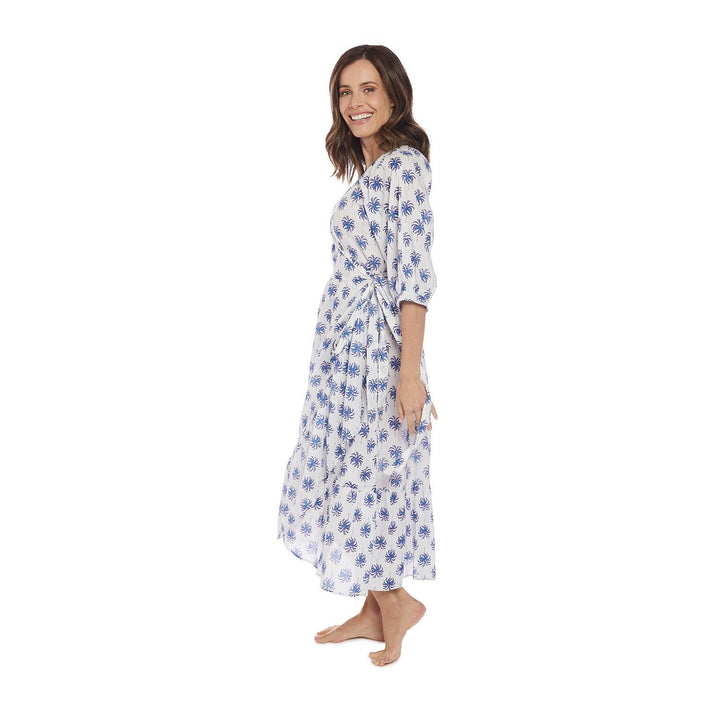 Tropical Wrap Dress